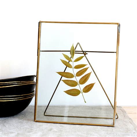 antique brass vintage metal round box frame plain glass|Antique Brass Picture Frames for sale .